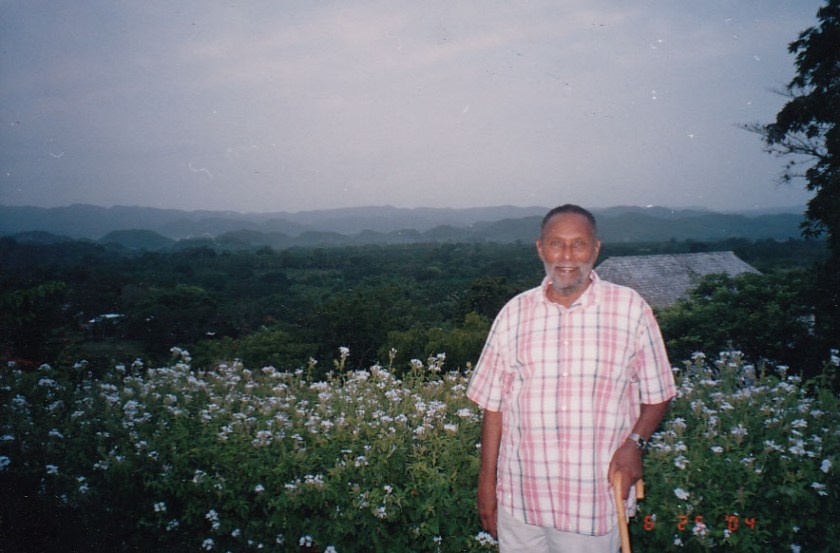 Stuart Hall at Good Hope Estate, Trelawny, Jamaica, 2004